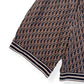 DIOR OBLIQUE BERMUDA MONOGRAM SILK SHORTS BROWN 50 / L
