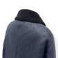 LOUIS VUITTON MONOGRAM SHEARLING JACKET BLUE / BLACK 52 / L