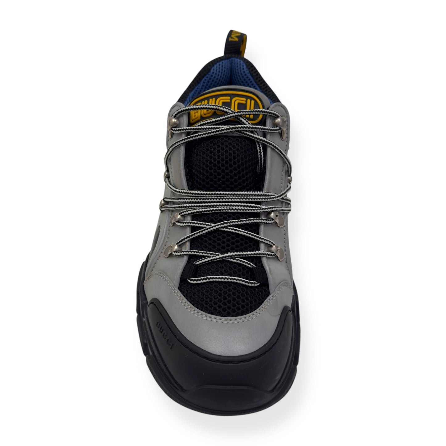 GUCCI FLASHTREK SEGA REFLECTIVE SNEAKER GREY / BLACK UK9.5