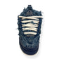 LOUIS VUITTON DISTRESSED DENIM LV SKATE SNEAKER UK7.5