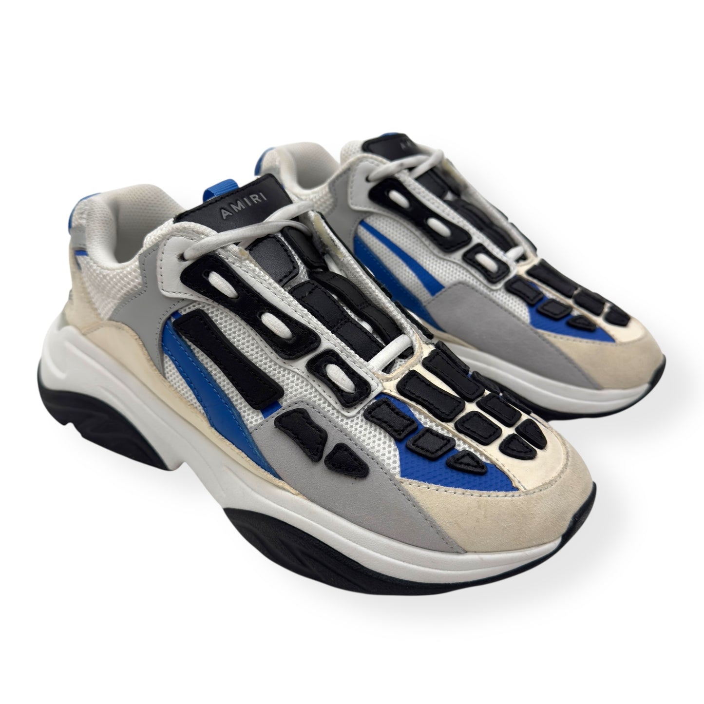 AMIRI BONE RUNNER SNEAKER WHITE / BLUE / BLACK UK7