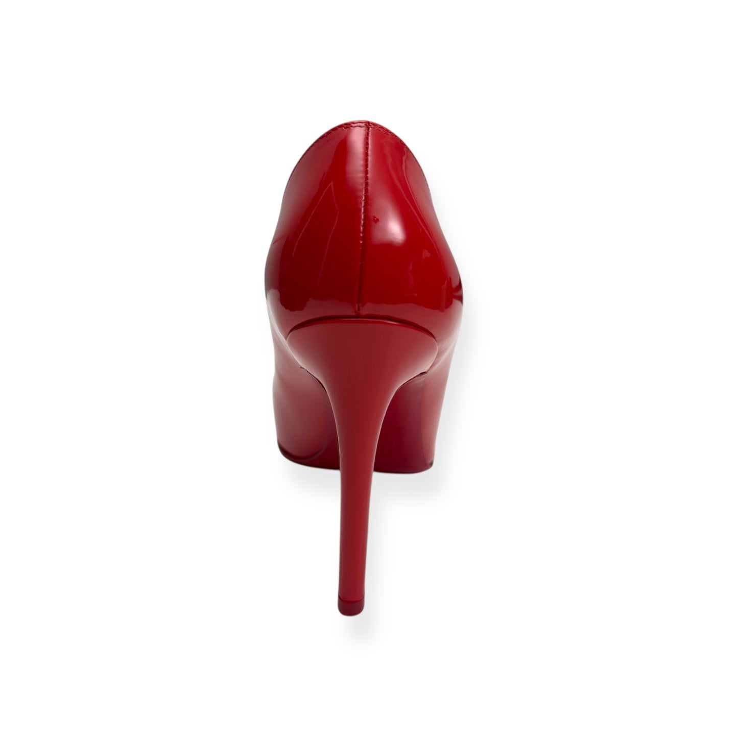 CHRISTIAN LOUBOUTIN PIGALLE 100MM PATENT LEATHER POINTED TOE PUMPS RED 36 / UK3