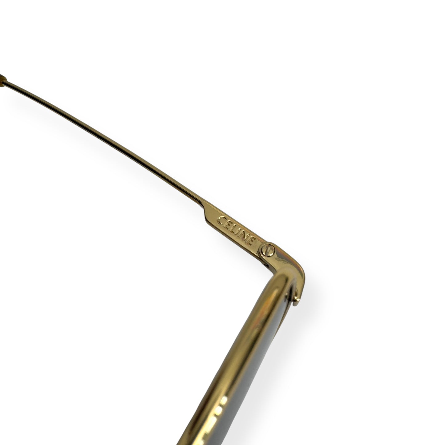 CELINE CL40284U SUNGLASSES GOLD / GREY