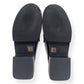 GANNI CRYSTAL-EMBELLISHED LEATHER LOAFERS BLACK / SILVER 38 / UK5