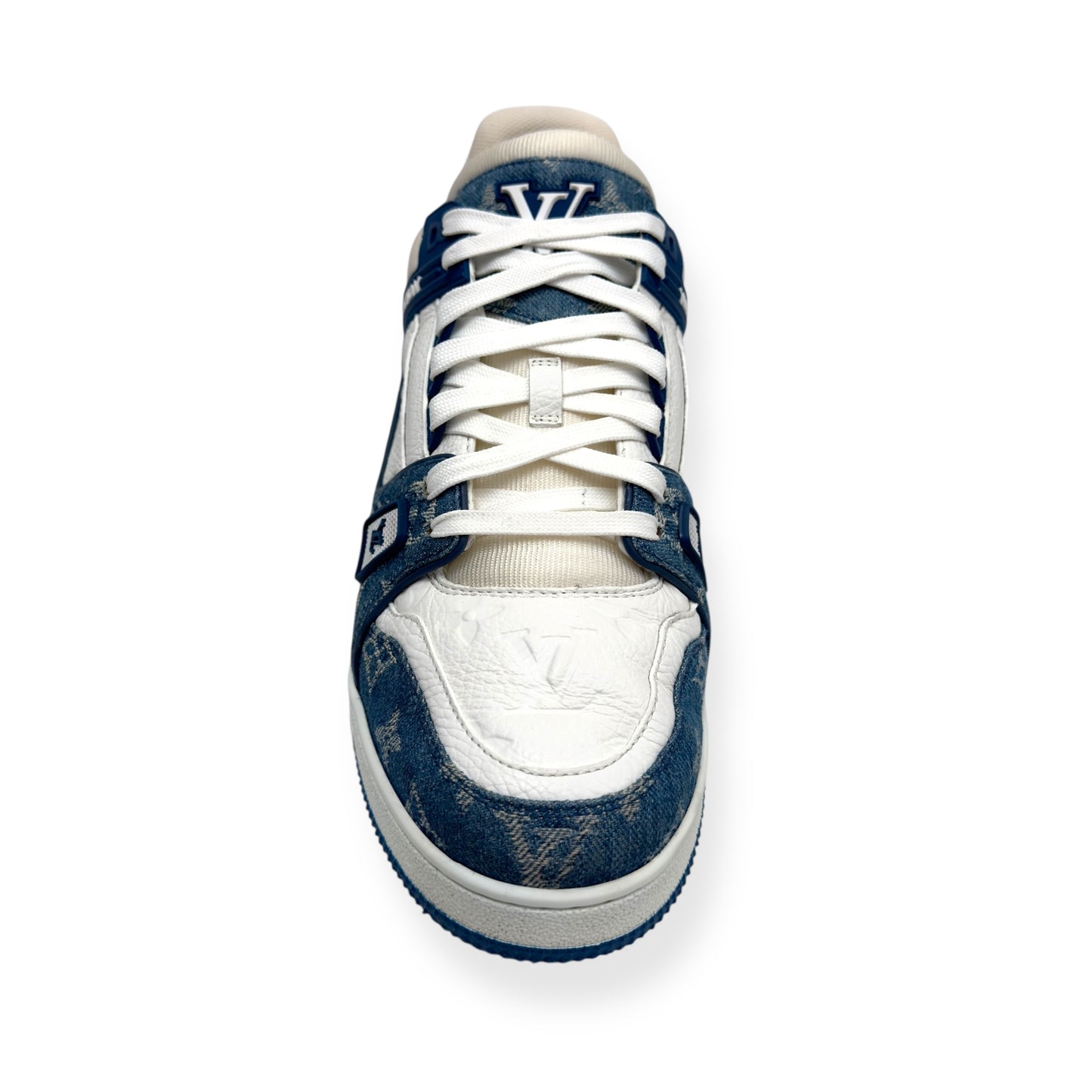 LOUIS VUITTON LV MONOGRAM DENIM SNEAKER BLUE / WHITE UK9.5