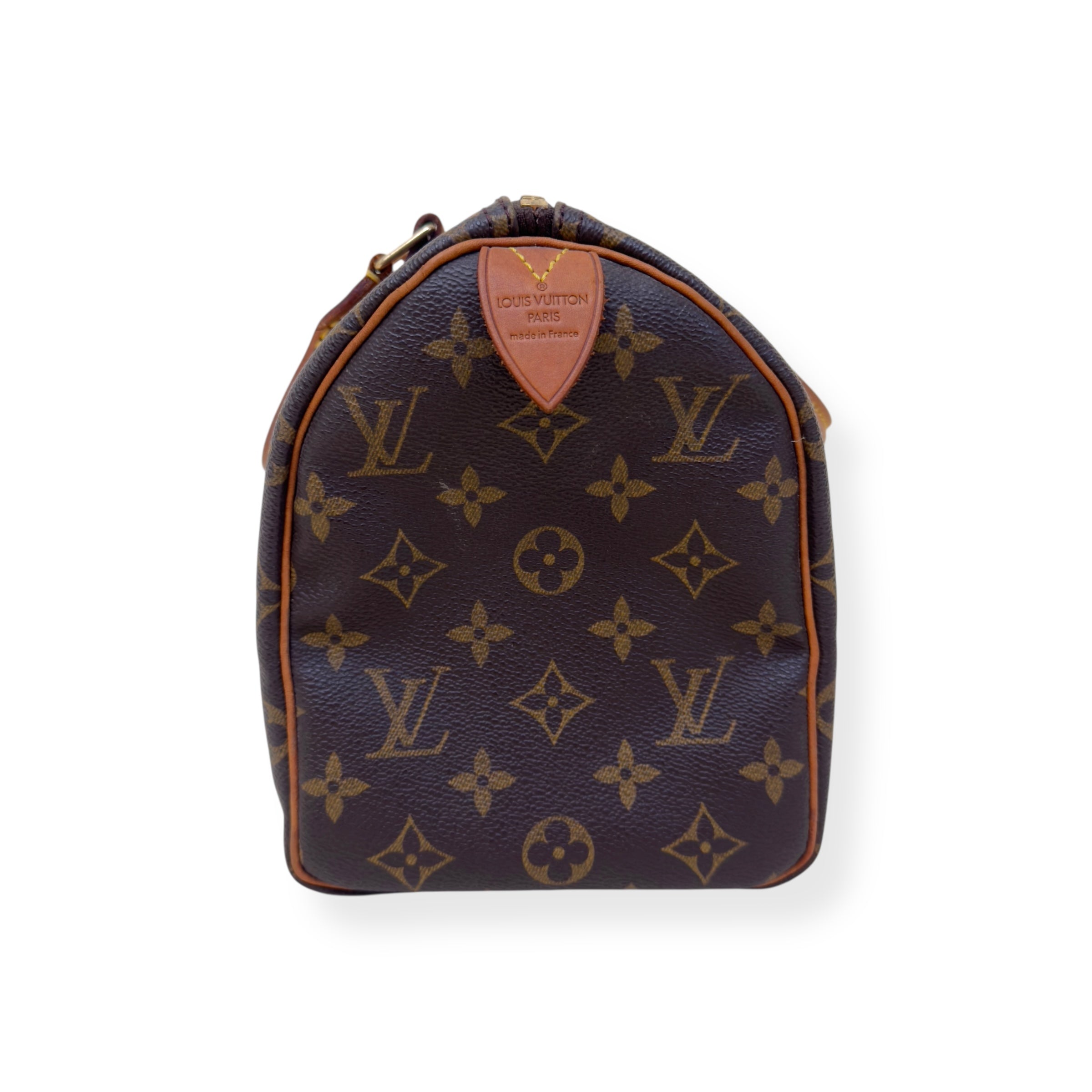 LOUIS VUITTON MONOGRAM SPEEDY 25 BAG BROWN