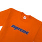 SUPREME PINLINE T-SHIRT ORANGE M