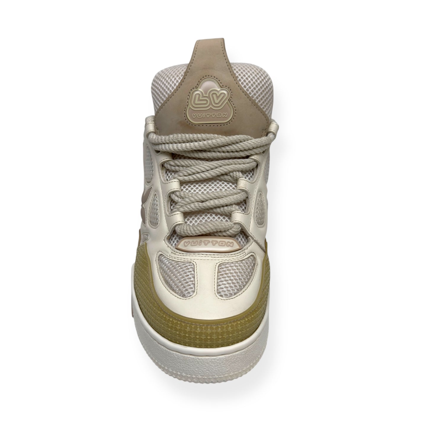LOUIS VUITTON LV SKATE SNEAKER LUXURY BEIGE UK8.5
