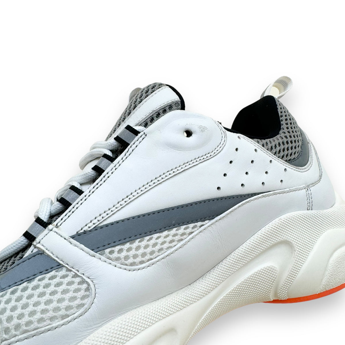 DIOR B22 SNEAKER WHITE / GREY / ORANGE UK9