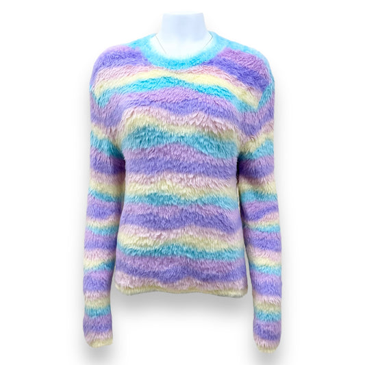 LOEWE WAVY STRIPED BRUSHED JUMPER MULTICOLOURED S