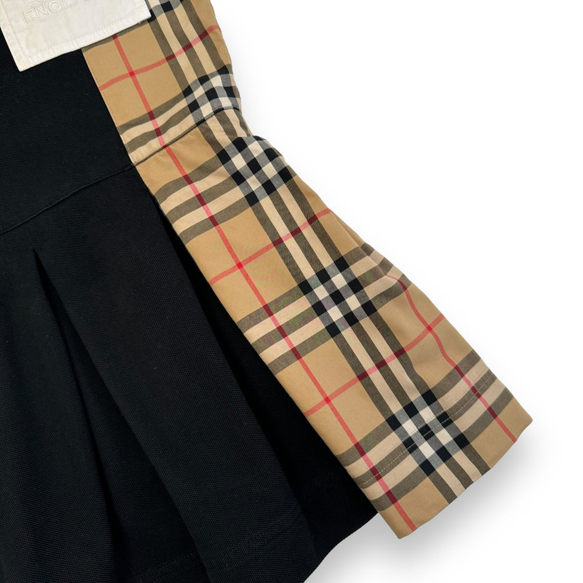 BURBERRY NOVA CHECK DRESS BLACK AGE6