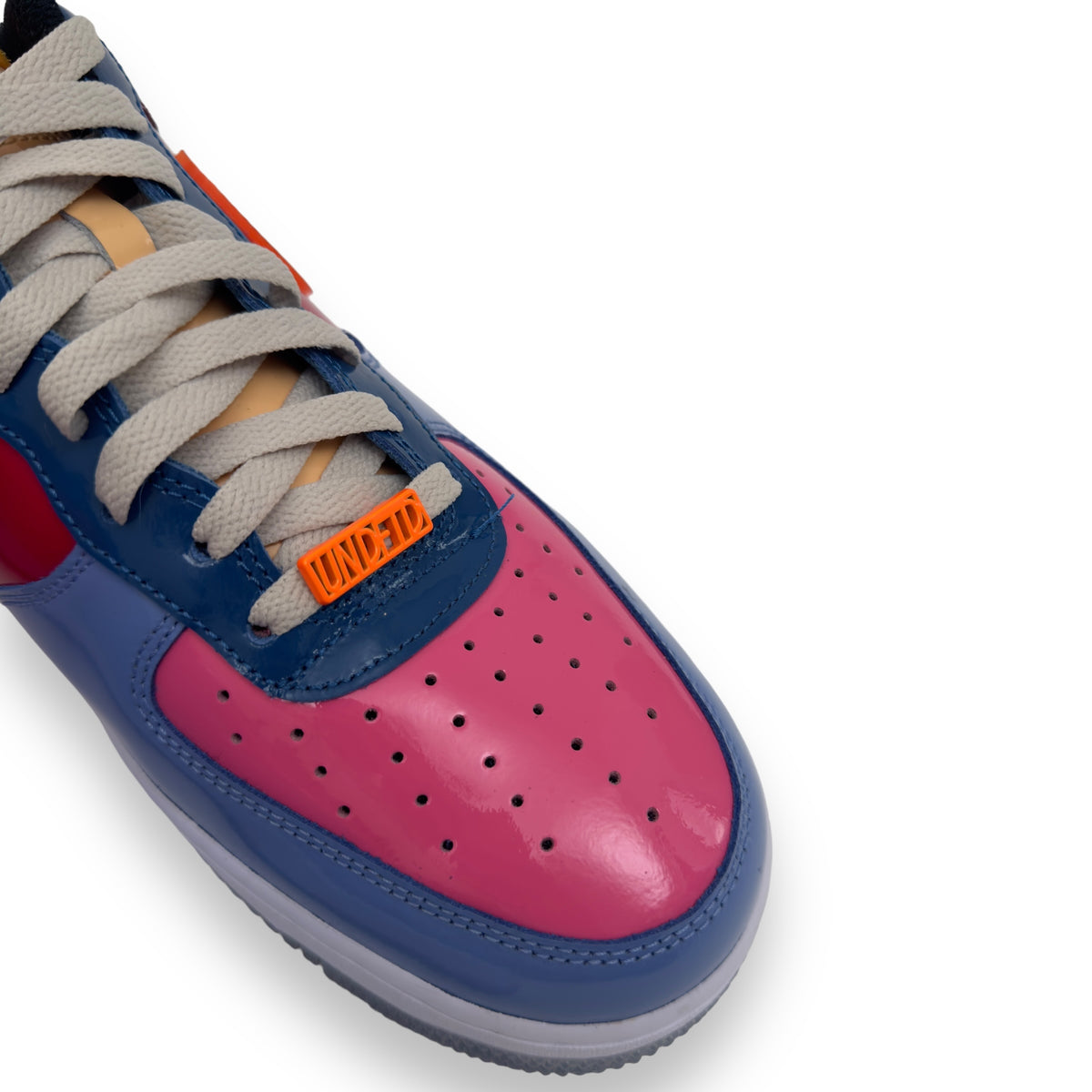 NIKE AIR FORCE 1 LOW X UNDEFEATED SNEAKER TOTAL ORANGE UK10.5