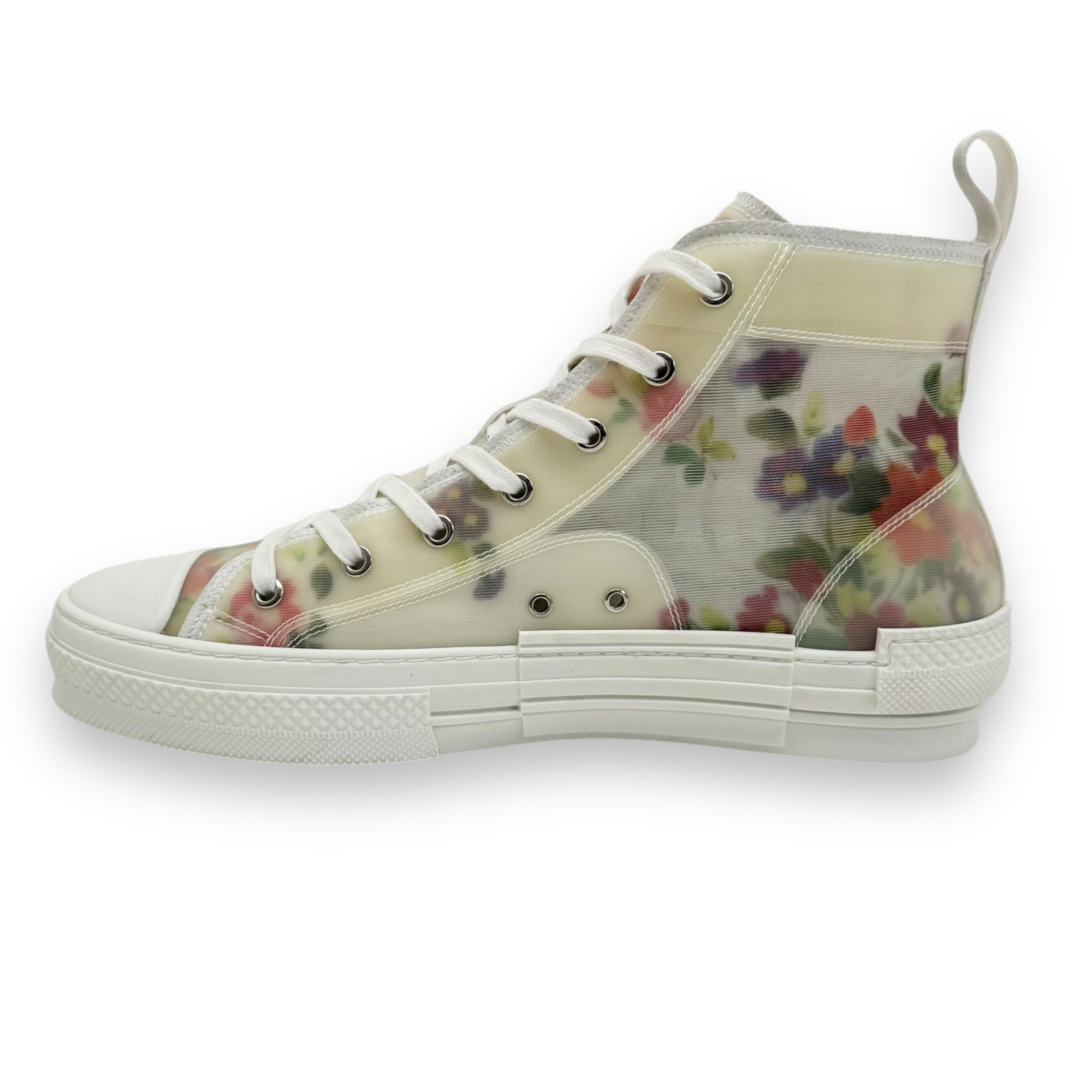 DIOR X KIM JONES B23 HIGH TOP FLORAL SNEAKER UK10 Wylist