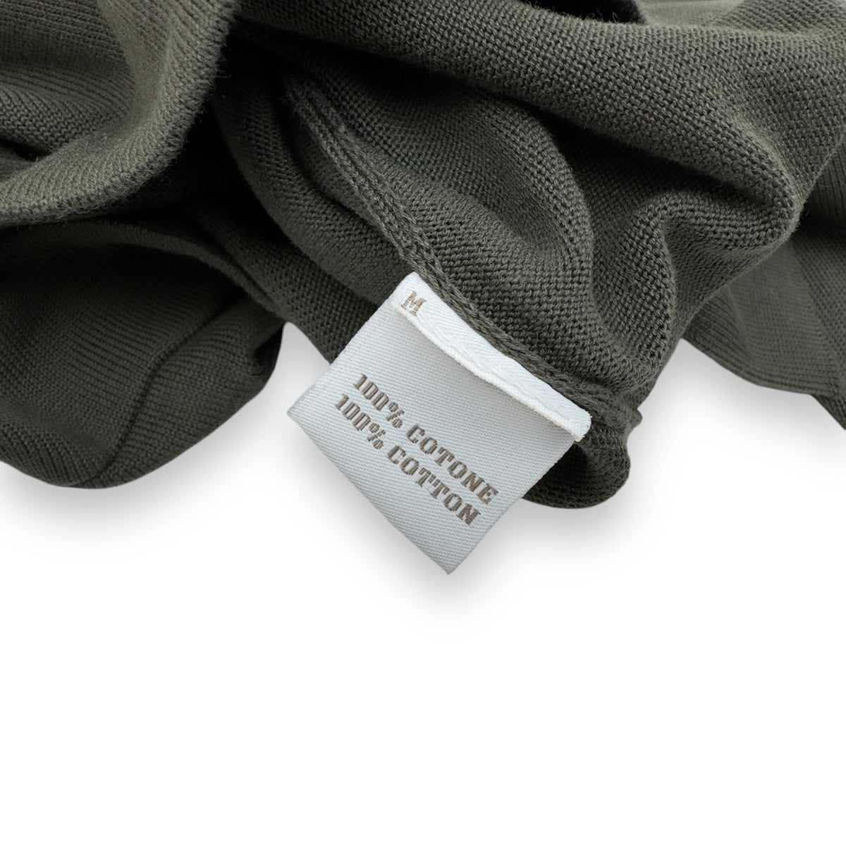 THOM SWEENEY COTTON LONG SLEEVE T-SHIRT GREEN M