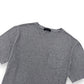 THOM SWEENEY COTTON POCKET T-SHIRT GREY M
