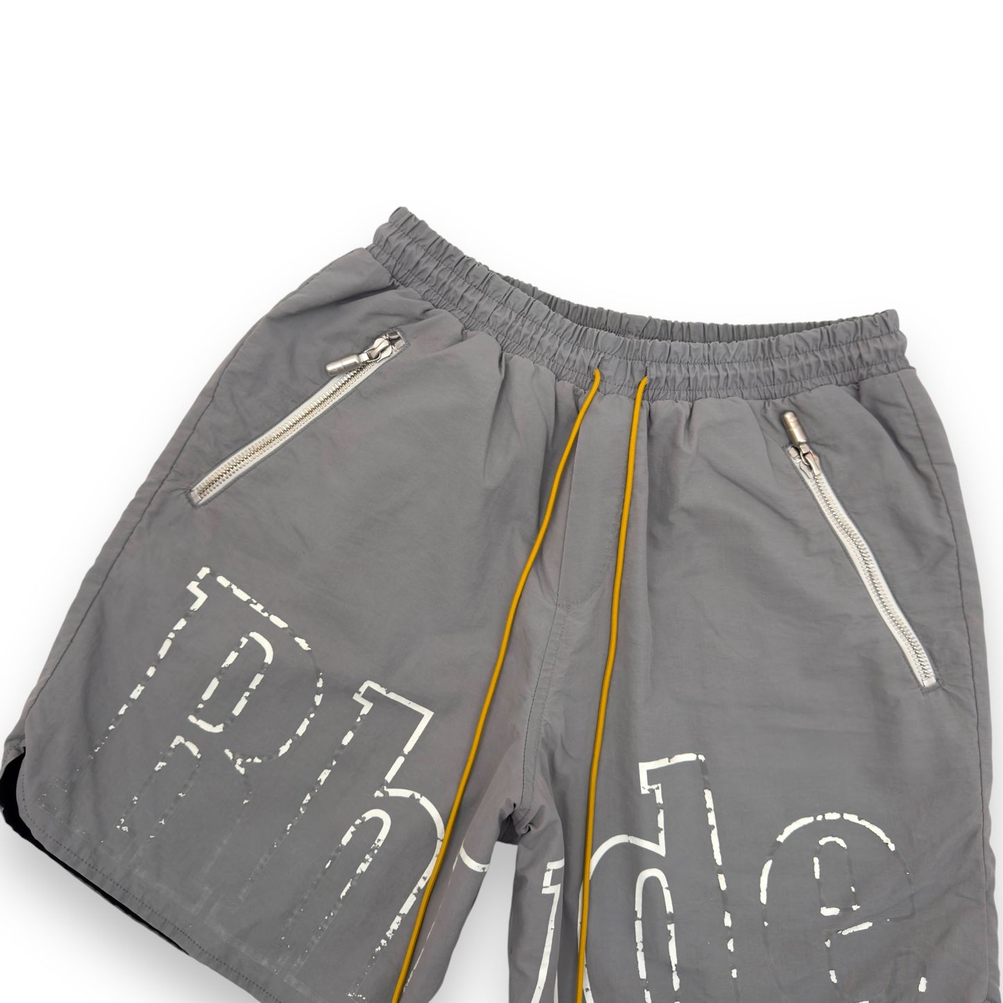 RHUDE LOGO SWIMSHORTS GREY XL