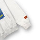 HERON PRESTON HERON PRINT HOODIE WHITE M