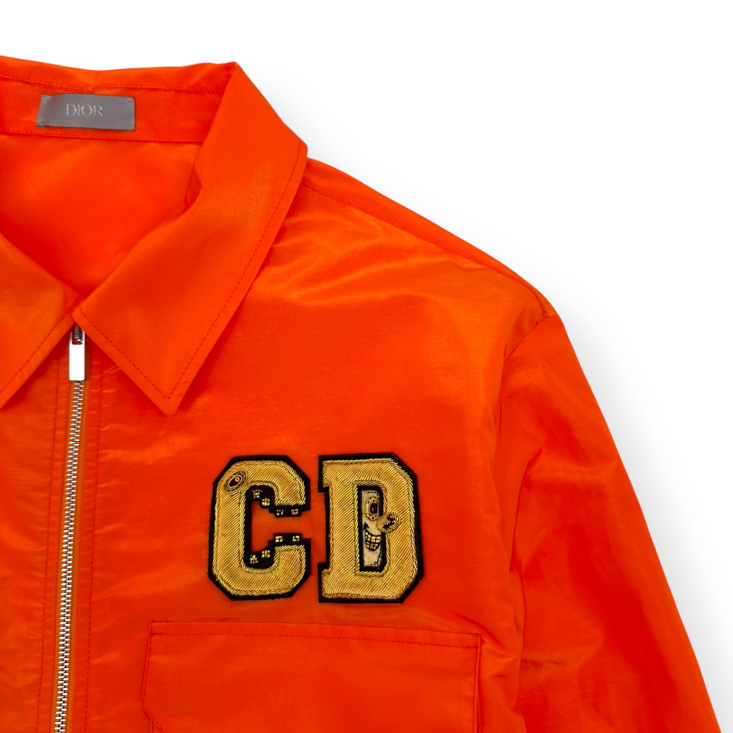 DIOR X KENNY SCHARF 2021 WINDBREAKER JACKET ORNAGE 48 / S