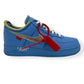 NIKE X OFF-WHITE AIRFORCE 1 LOW MCA SNEAKER UNIVERSITY BLUE UK8.5