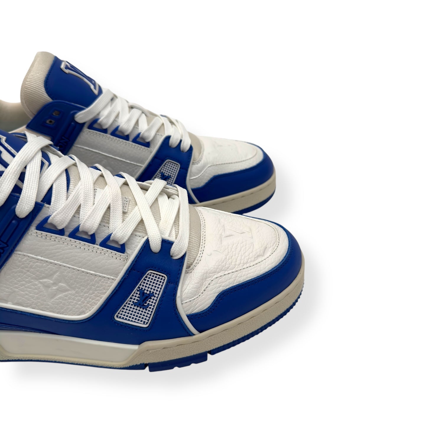 LOUIS VUITTON LV SNEAKER BLUE / WHITE UK8
