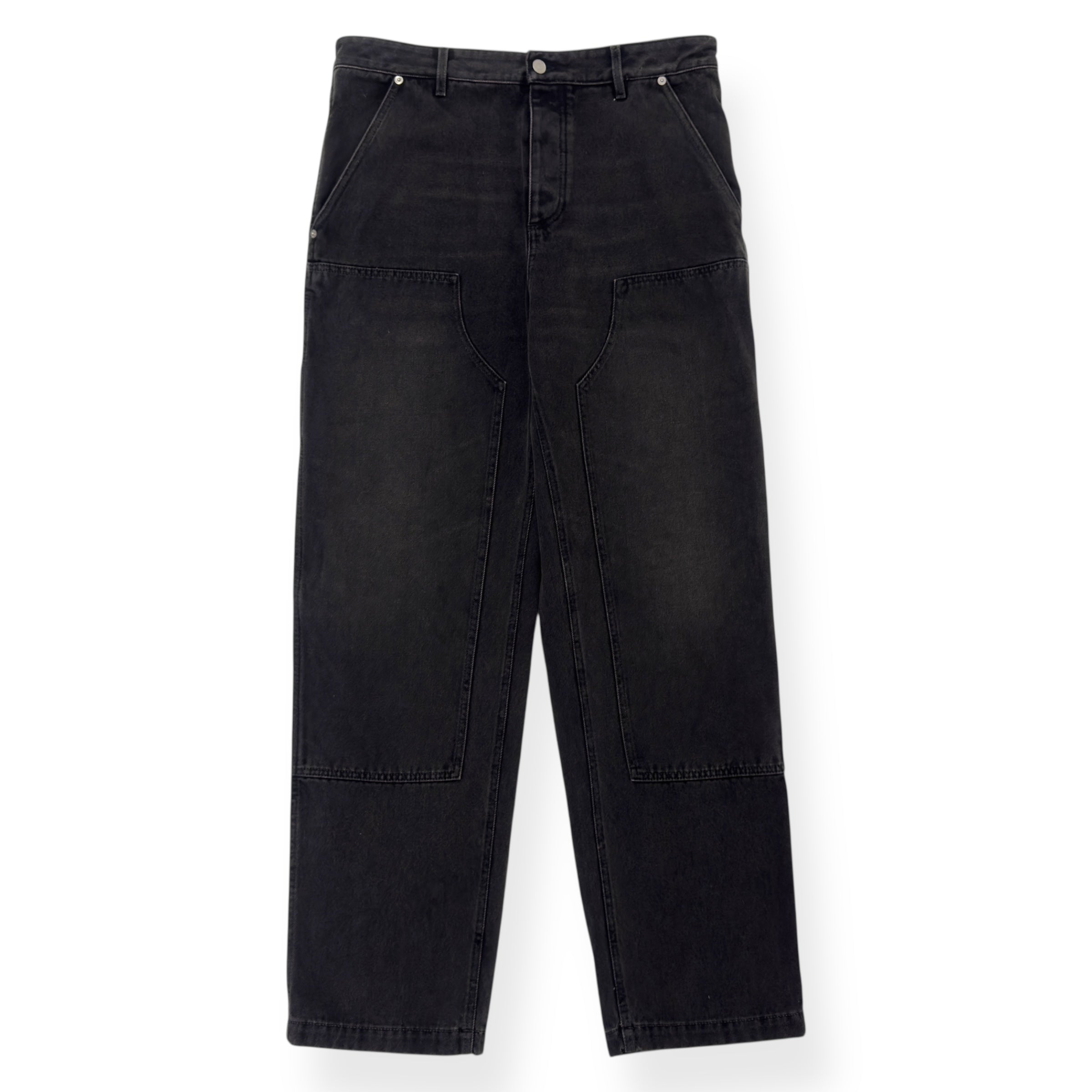 DIOR CARPENTER STRAIGHT-LEG DENIM JEANS BLACK 50 / W34” / L