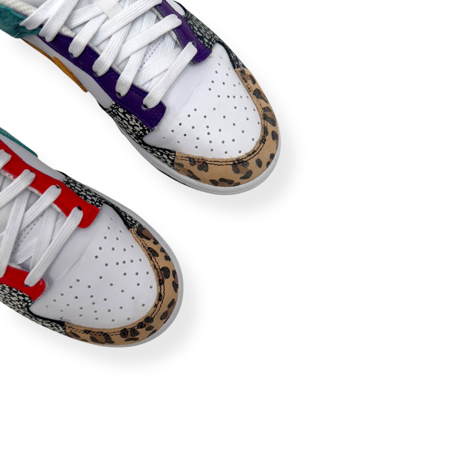 NIKE DUNK LOW TOP SNEAKER SAFARI MIX UK4.5