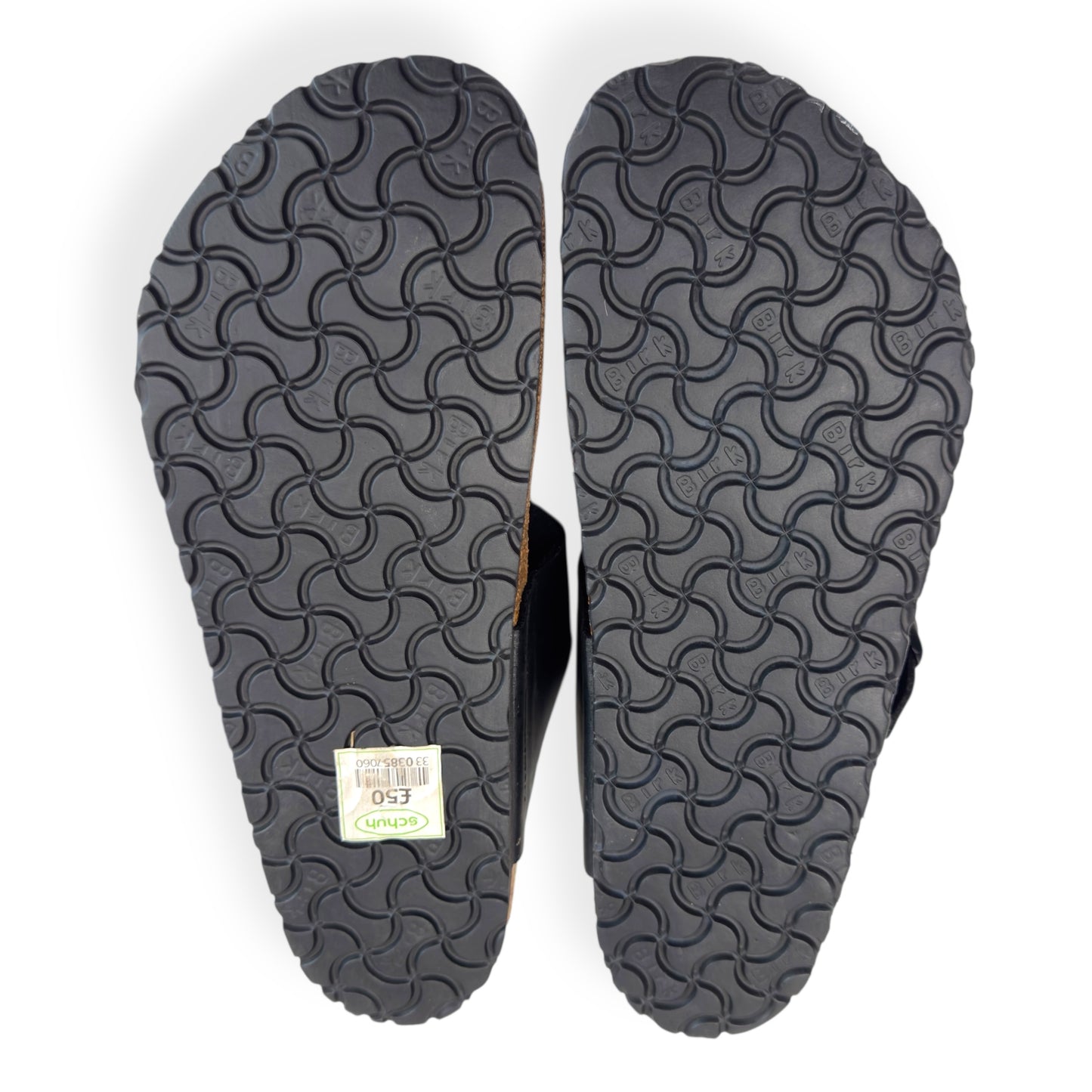 BIRKENSTOCK BIRKO FLOR SANDALS BLACK UK9