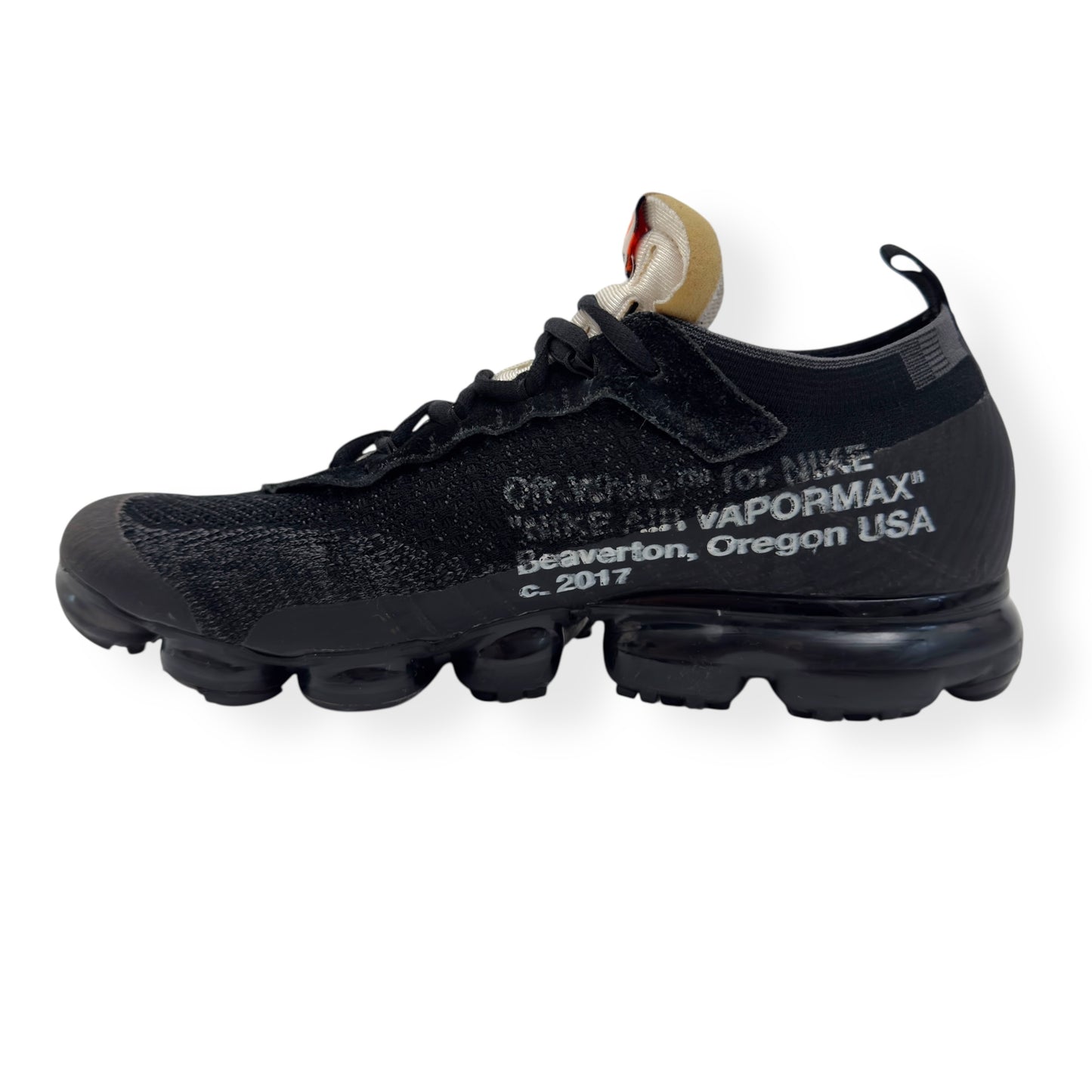 NIKE X OFF-WHITE AIR VAPORMAX SNEAKER ‘THE TEN’ BLACK / WHITE UK9.5