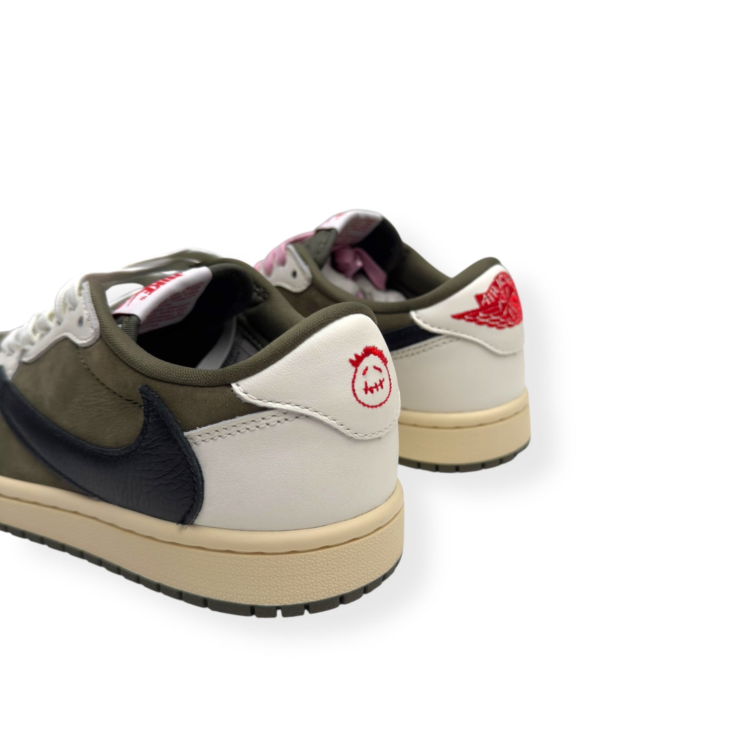 NIKE X TRAVIS SCOTT AIR JORDAN 1 LOW OG SNEAKER MEDIUM OLIVE UK5
