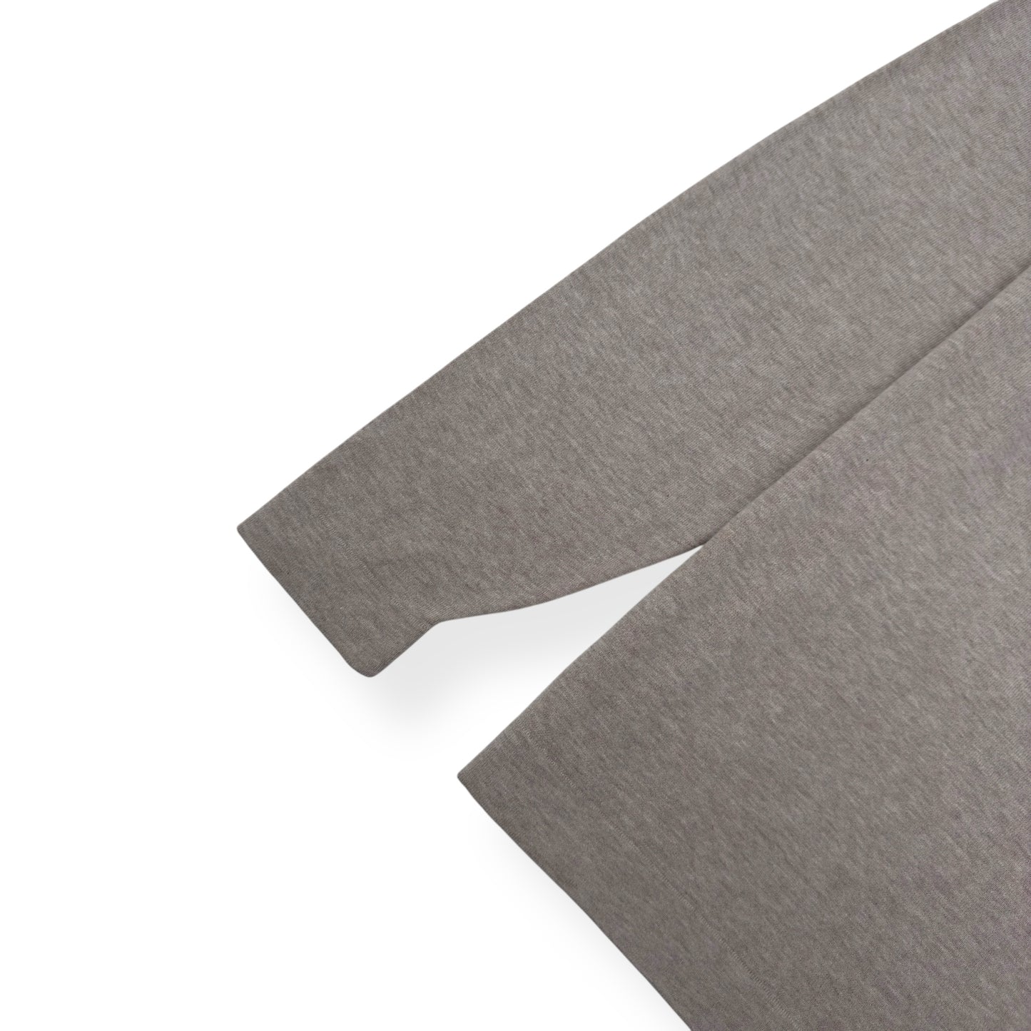 THOM SWEENEY LONG SLEEVE COTTON POLO SHIRT BEIGE M