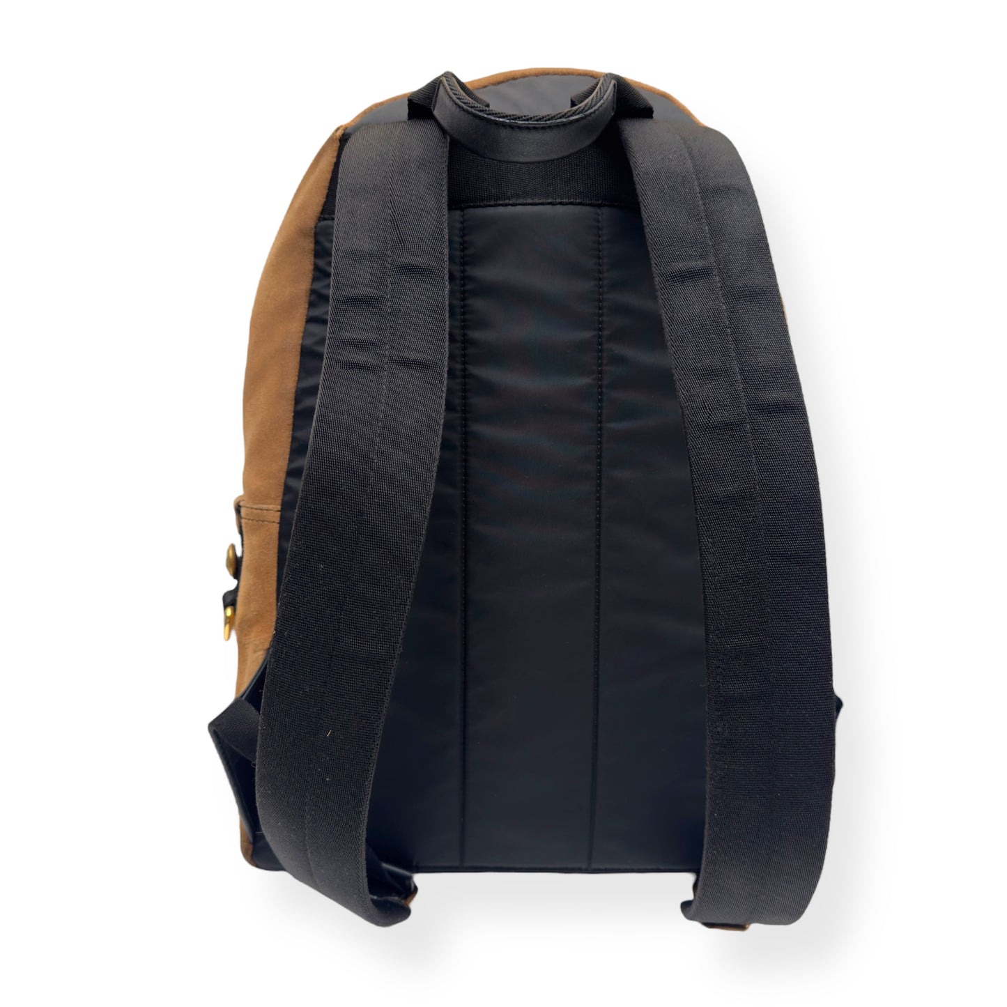 DOLCE & GABBANA SUEDE BACKPACK TAN / BLACK M