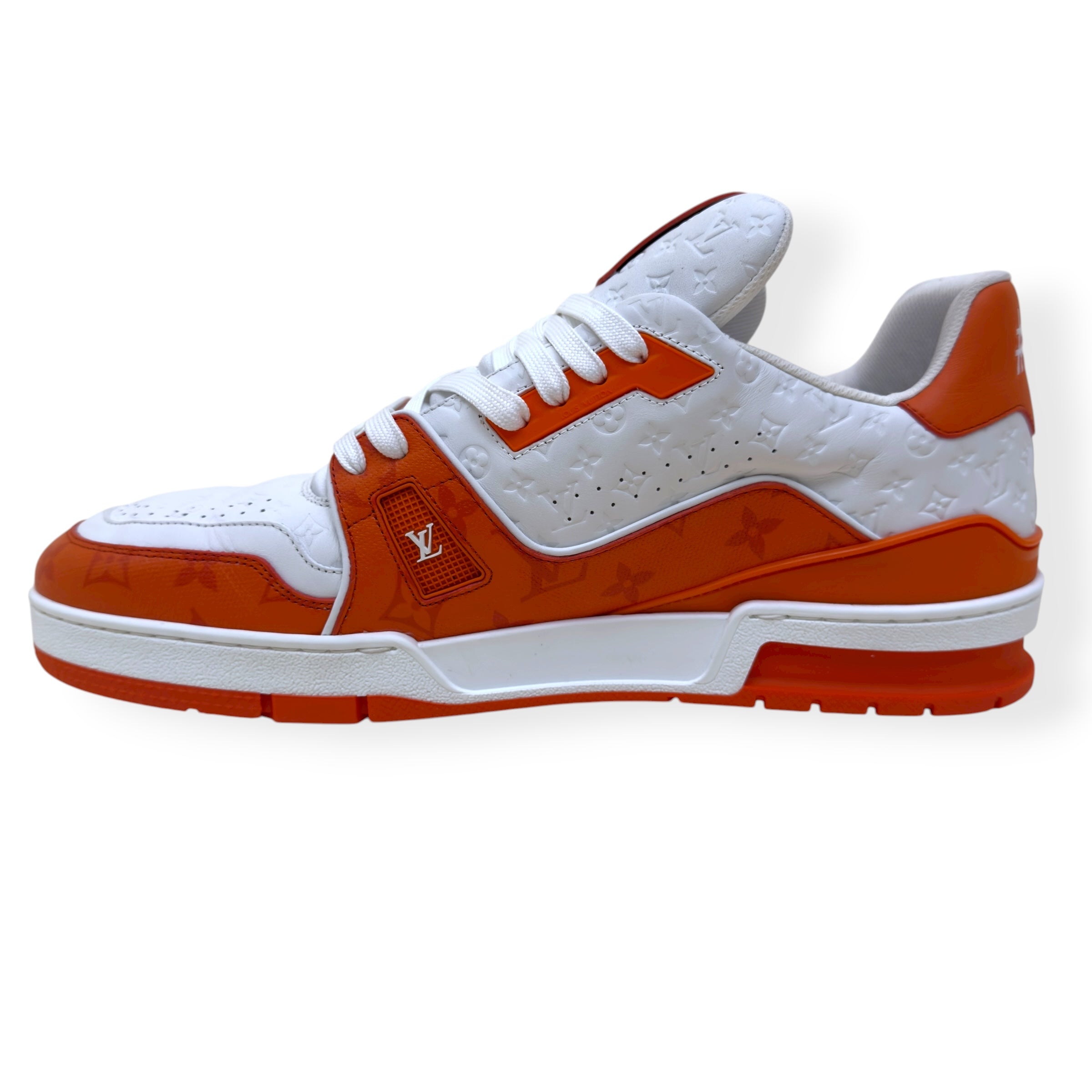 LOUIS VUITTON MONOGRAM LV TRAINER ORANGE UK11