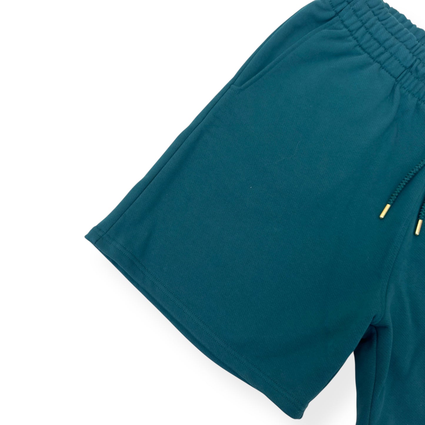 CASABLANCA GOTHIC-STACKED LOGO SWEATSHORTS GREEN XL