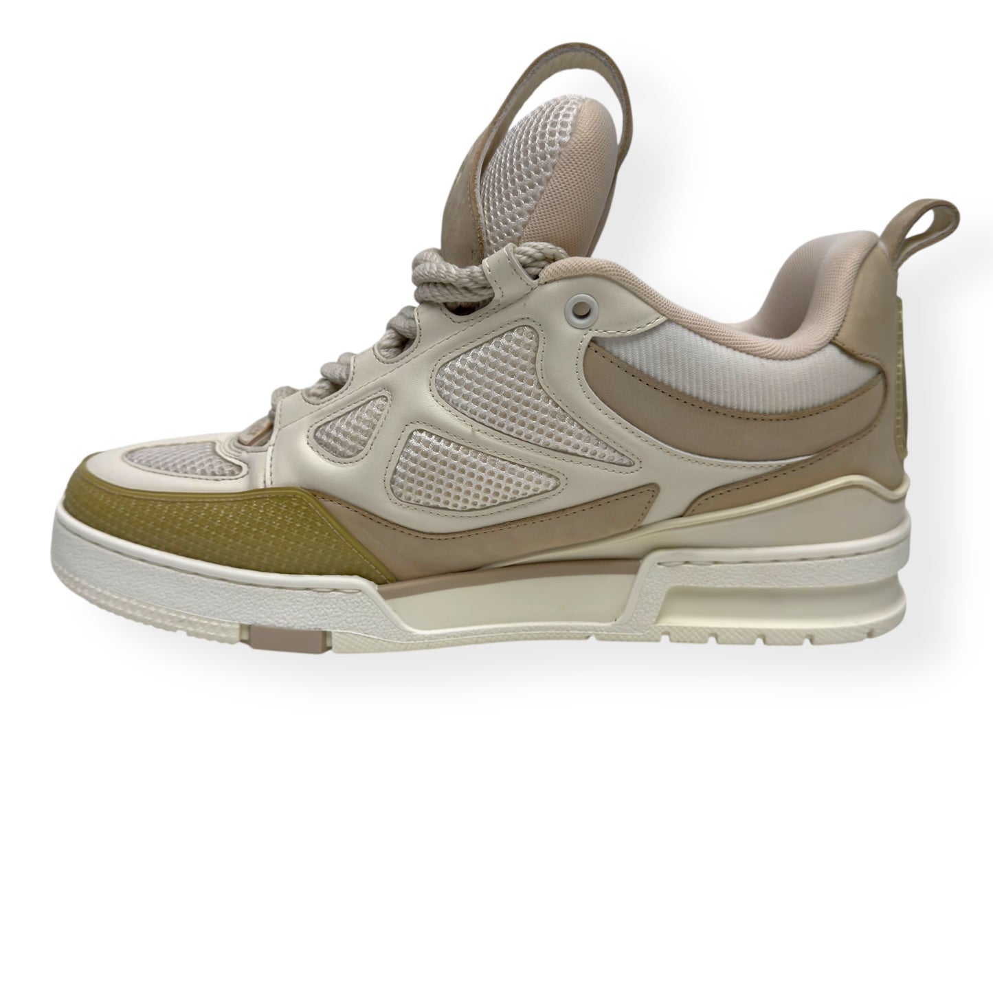 LOUIS VUITTON LV SKATE SNEAKER LUXURY BEIGE UK8.5