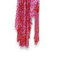 POUPETTE ST BARTH ILOYNA PRINTED MIDI DRESS PINK S
