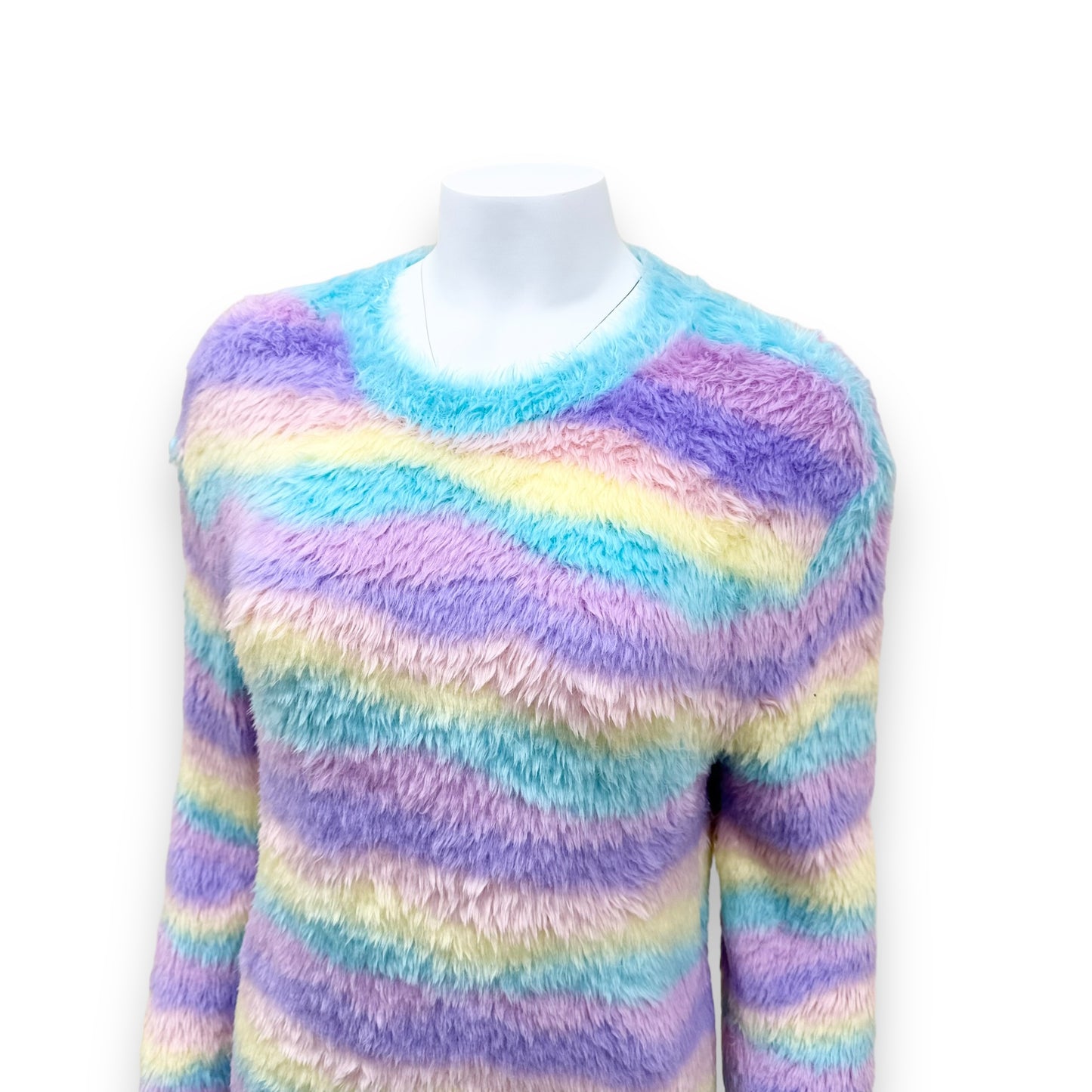 LOEWE WAVY STRIPED BRUSHED JUMPER MULTICOLOURED S