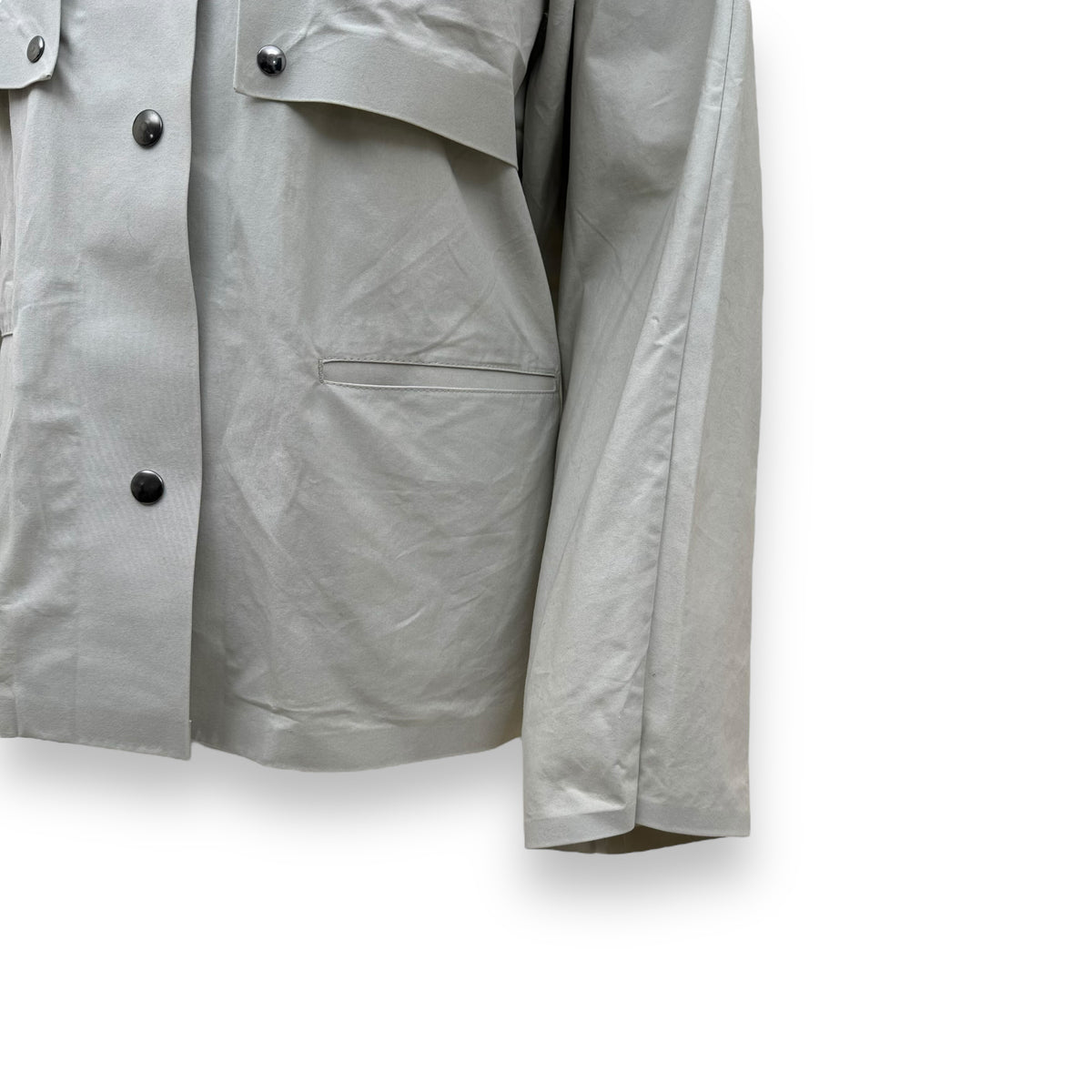 KASSL EDITIONS FULL LENGTH OVERCOAT JACKET GREY TALLA S