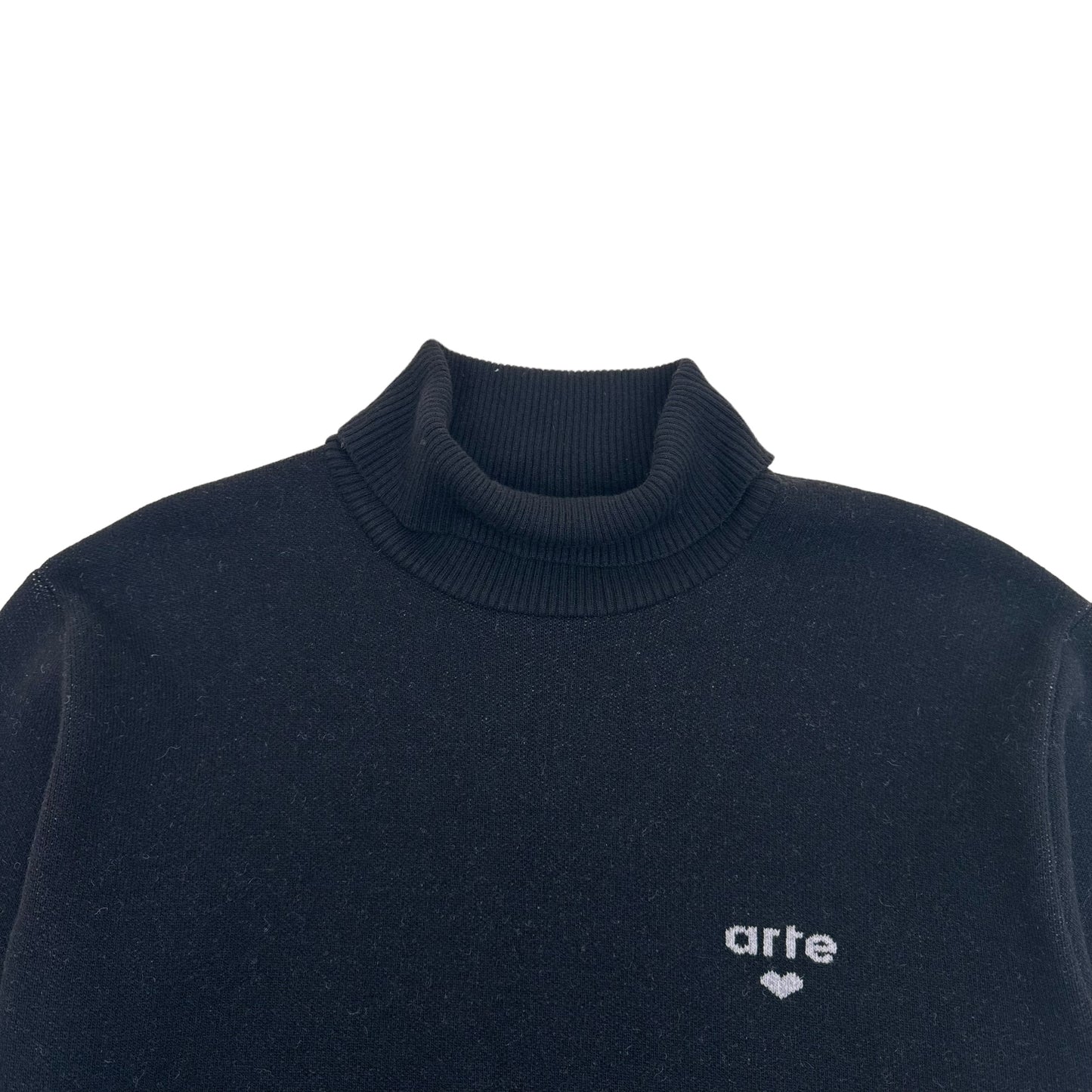 ARTE ANTWERP TURTLENECK SWEATER BLACK XL