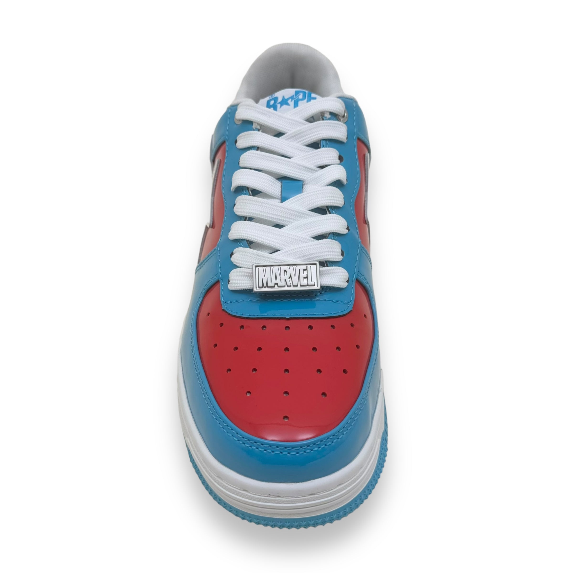 A BATHING APE X MARVEL 2022 BAPE STA SNEAKER RED / BLUE UK8.5
