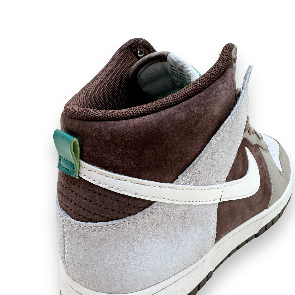 NIKE DUNK HIGH SNEAKER LIGHT CHOCOLATE SAIL UK9.5