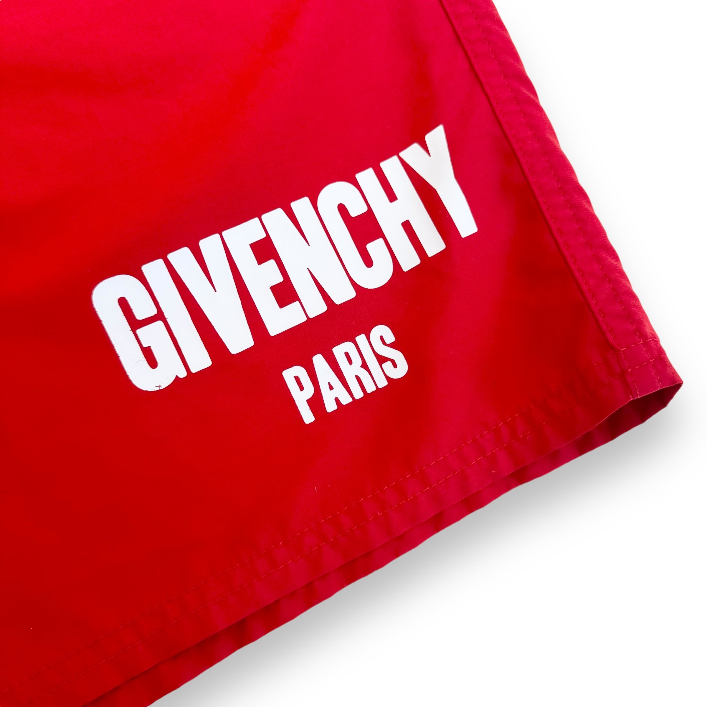 GIVENCHY SWIM SHORTS RED XL