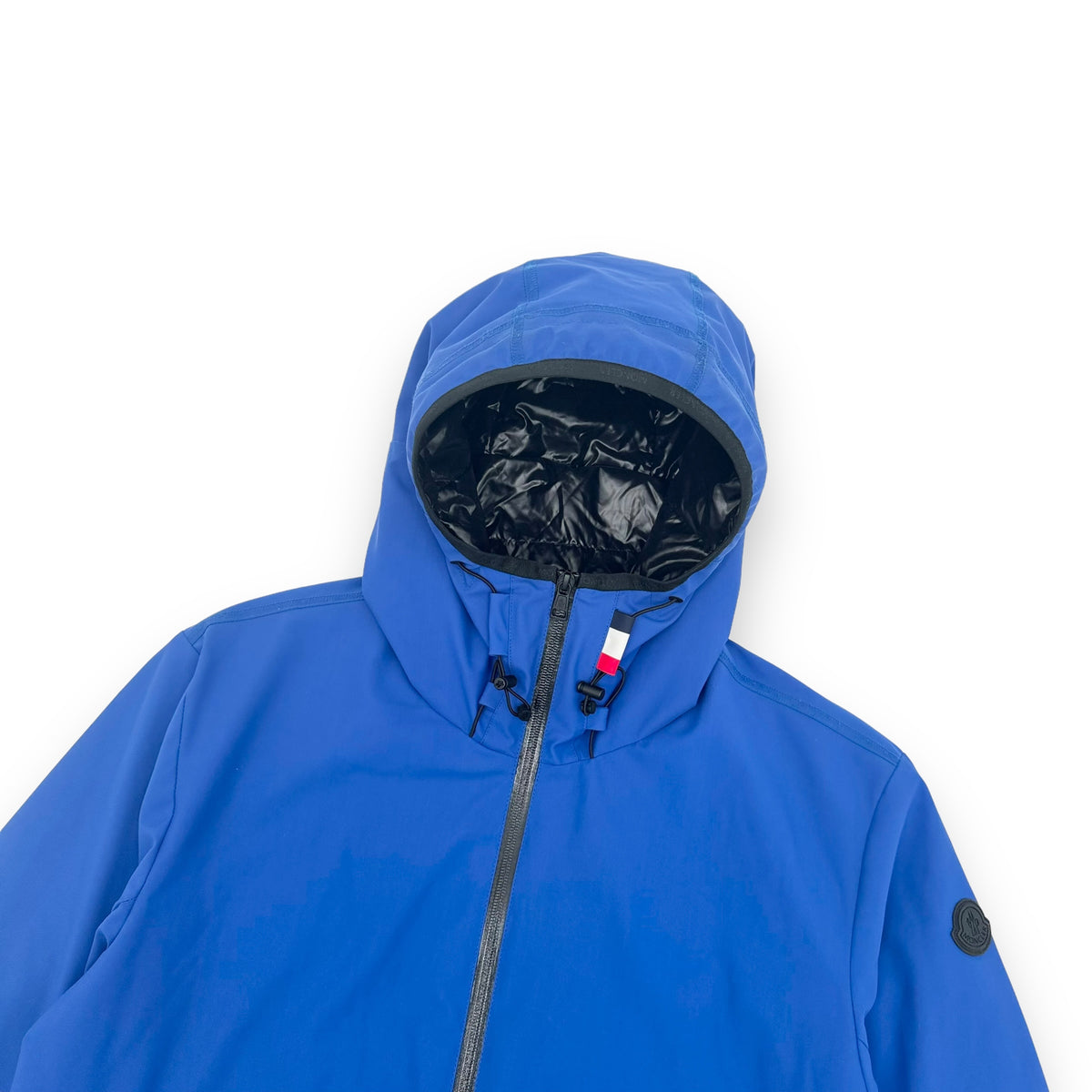 MONCLER DUPORT GIUBBOTTO JACKET BLUE / BLACK XL