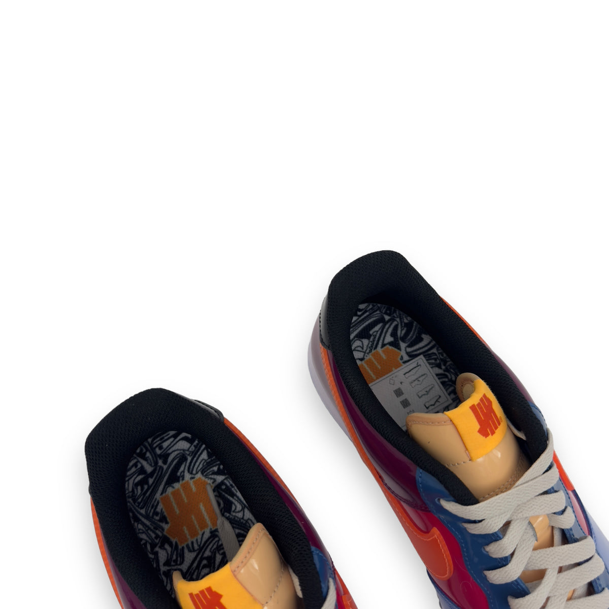NIKE AIR FORCE 1 LOW X UNDEFEATED SNEAKER TOTAL ORANGE UK10.5