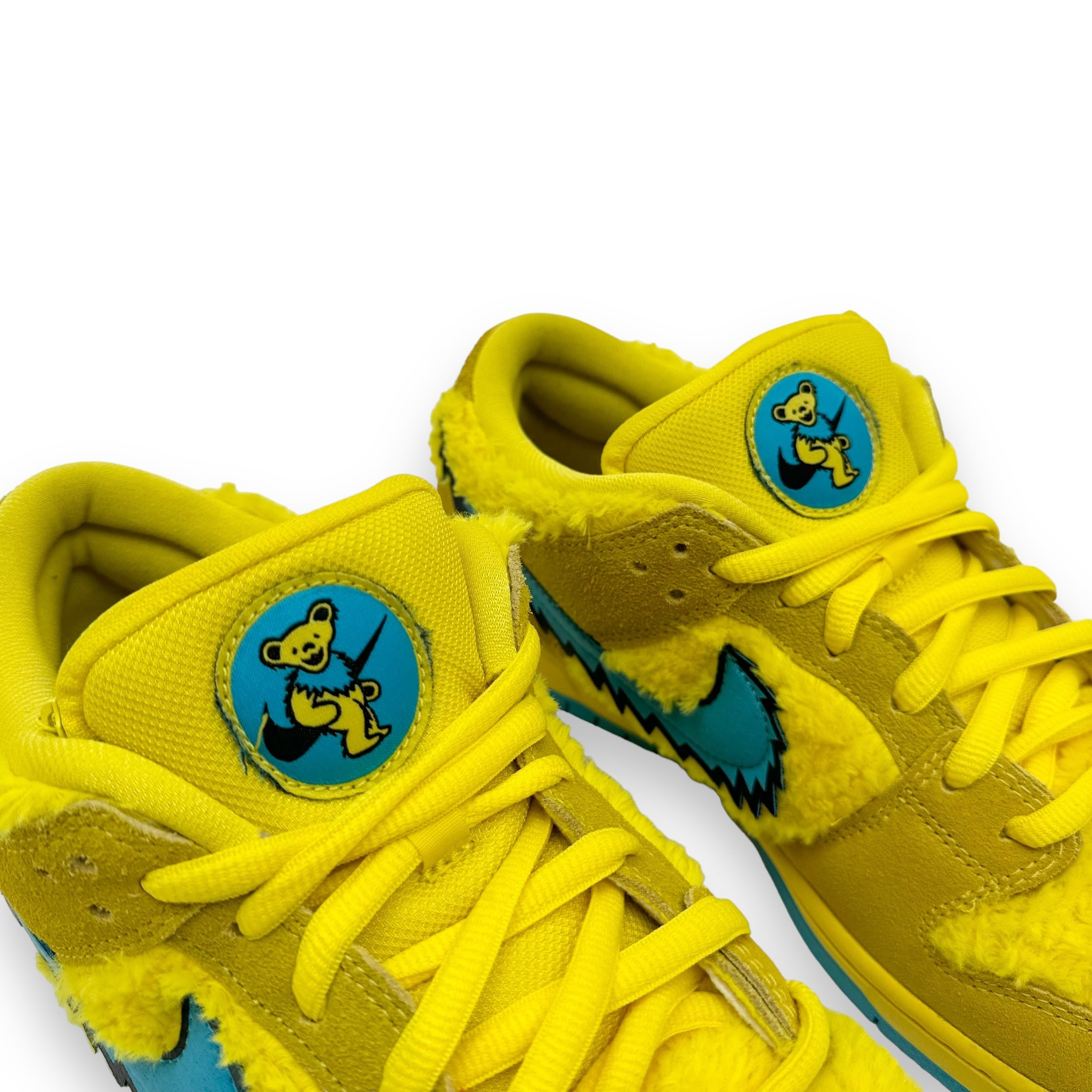 NIKE SB DUNK LOW GRATEFUL DEAD BEARS OPTI SNEAKER YELLOW UK10.5