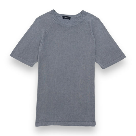 THOM SWEENEY LINEN / COTTON BLEND T-SHIRT BLUE M