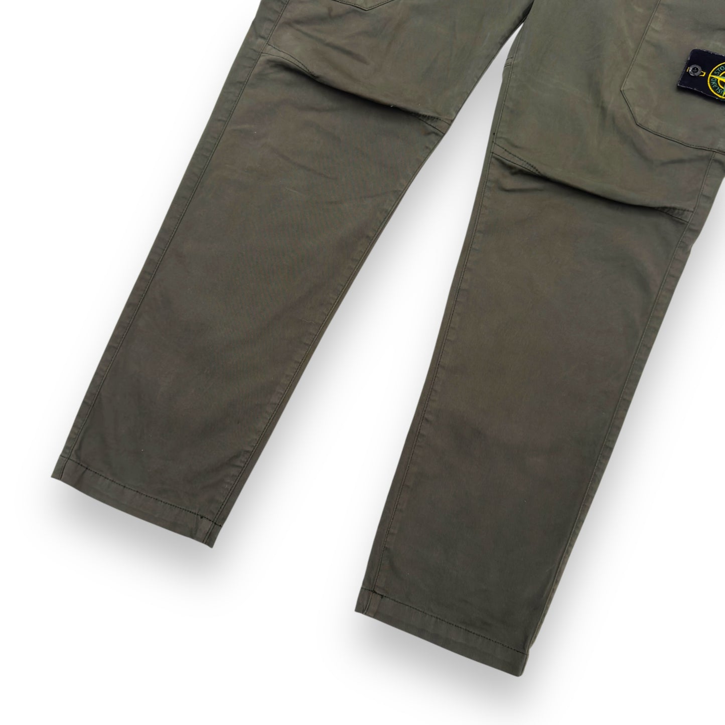 STONE ISLAND CARGO TROUSERS GREEN W34”