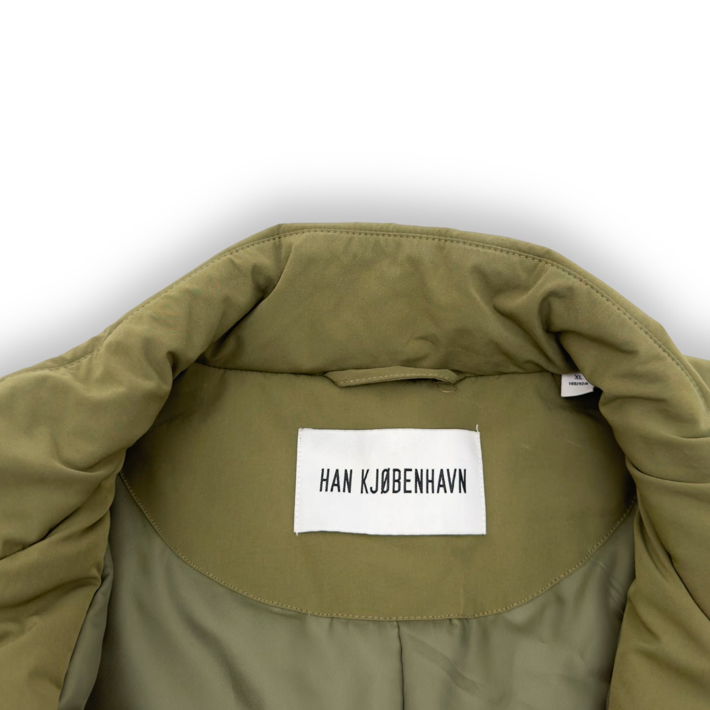 HAN KJØBENHAVN JAKKE PADDED COAT ARMY GREEN XL