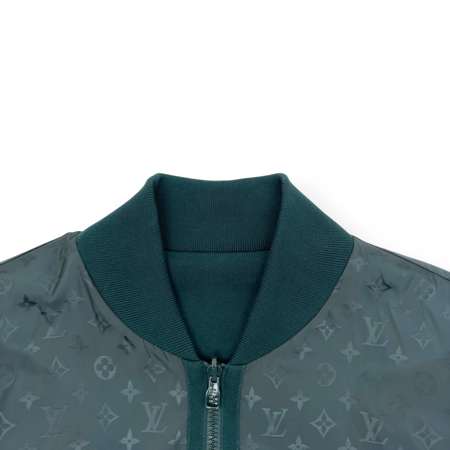 LOUIS VUITTON MONOGRAM REVERSIBLE COTTON BOMBER JACKET PINE GREEN XXL