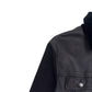 DOLCE & GABBANA LEATHER / DENIM SLIM FIT JACKET BLACK 46 / XS