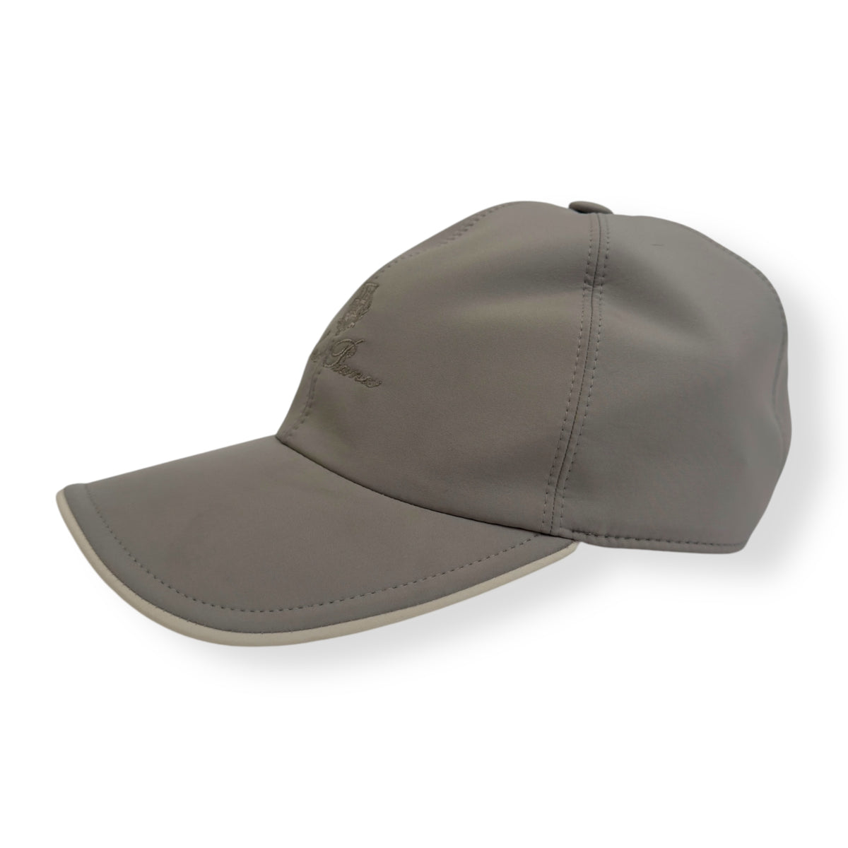 LORO PIANA MICROFIBRE BASEBALL CAP GREY M